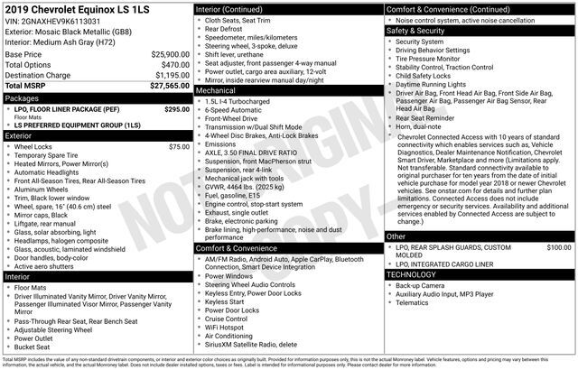 2019 Chevrolet Equinox LS Raleigh NC