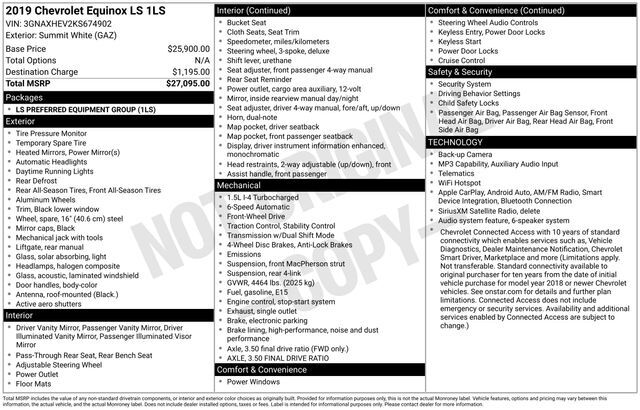 2019 Chevrolet Equinox LS Raleigh NC