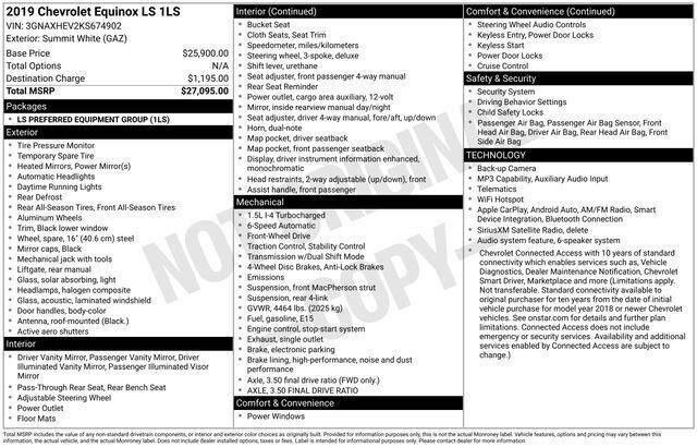 2019 Chevrolet Equinox LS Raleigh NC