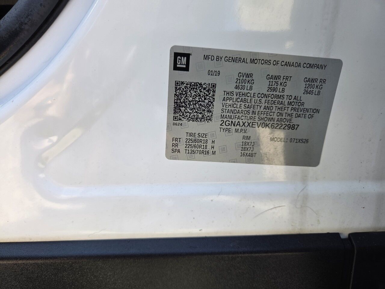 2019 Chevrolet Equinox Premier Charlton MA