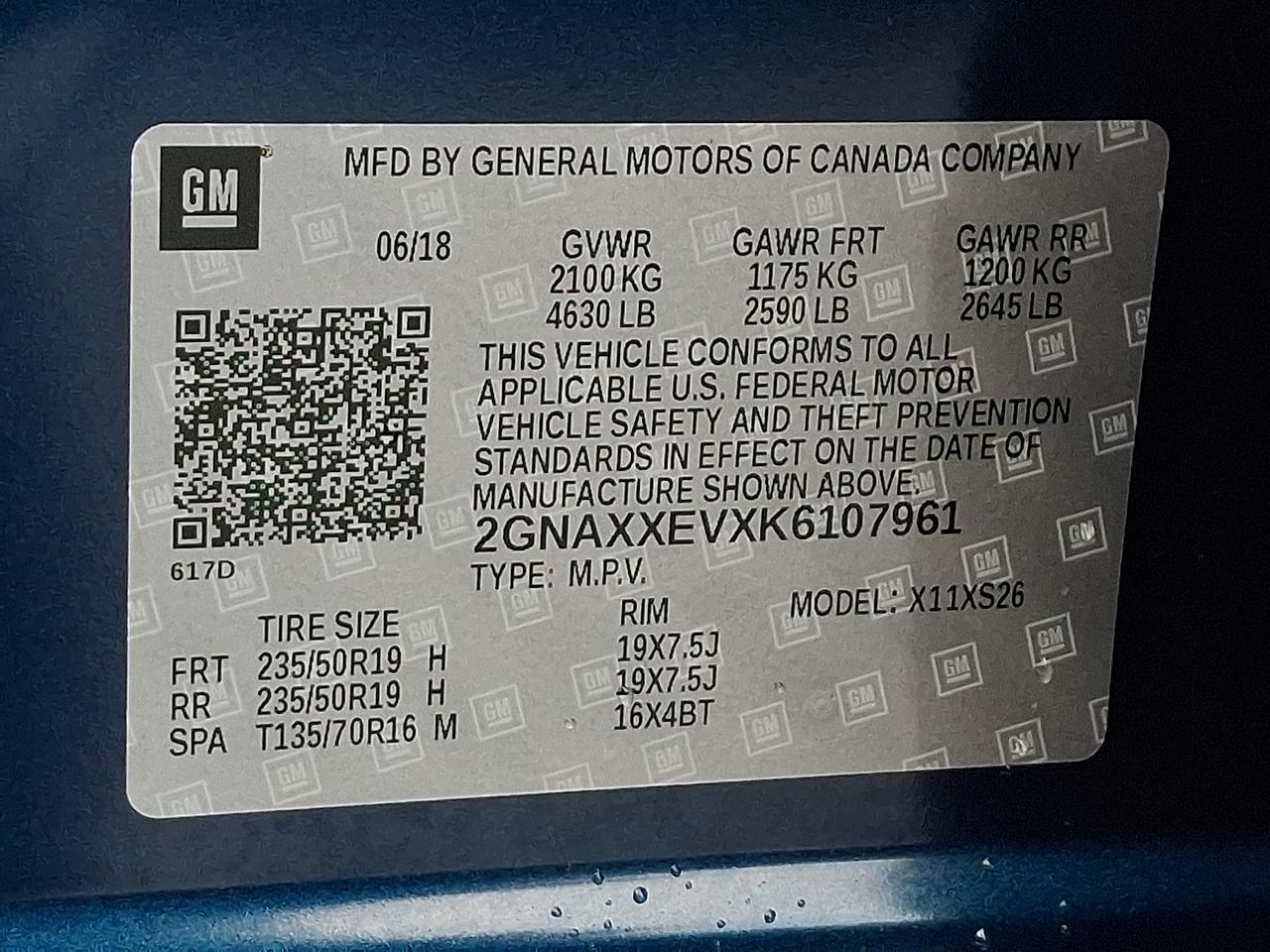 2019 Chevrolet Equinox Premier Vineland NJ