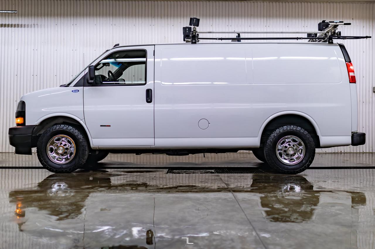 2019 Chevrolet Express 2500 Cargo Van Diesel BCam Shelving Red Deer AB