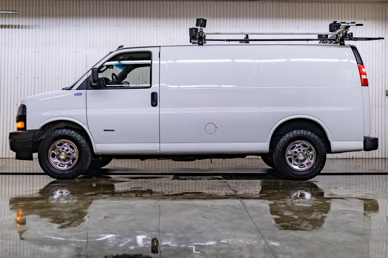 2019 Chevrolet Express 2500 Cargo Van Diesel BCam Shelving Red Deer AB