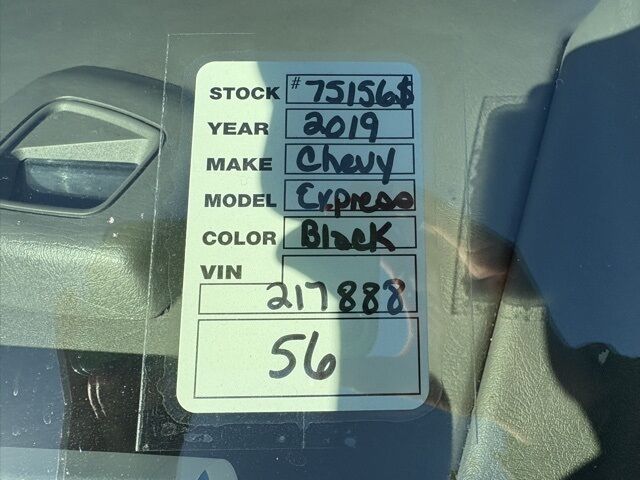 2019 Chevrolet Express 2500 Work Van Jacksonville FL