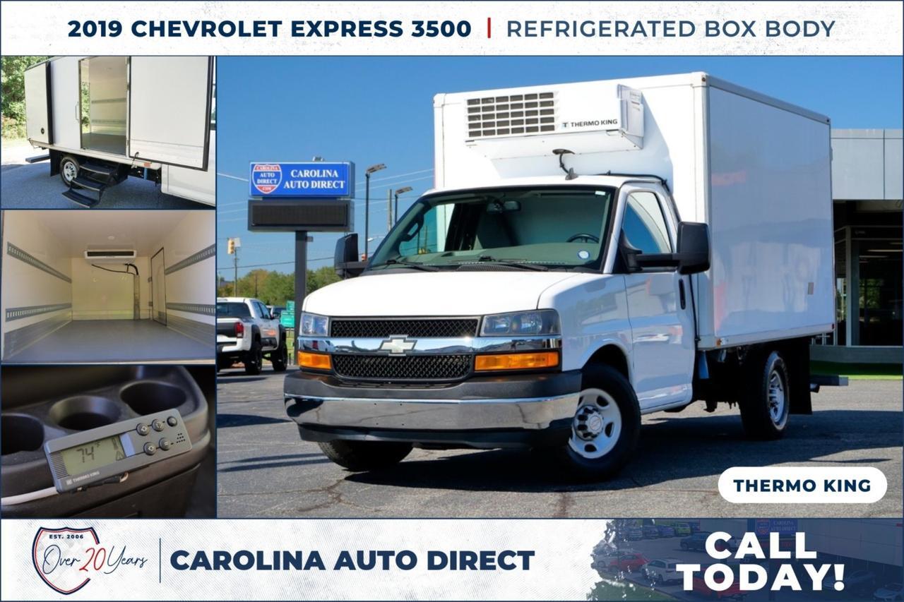 2019 Chevrolet Express 3500 / REFRIGERATED BOX BODY / Thermo King Reefer