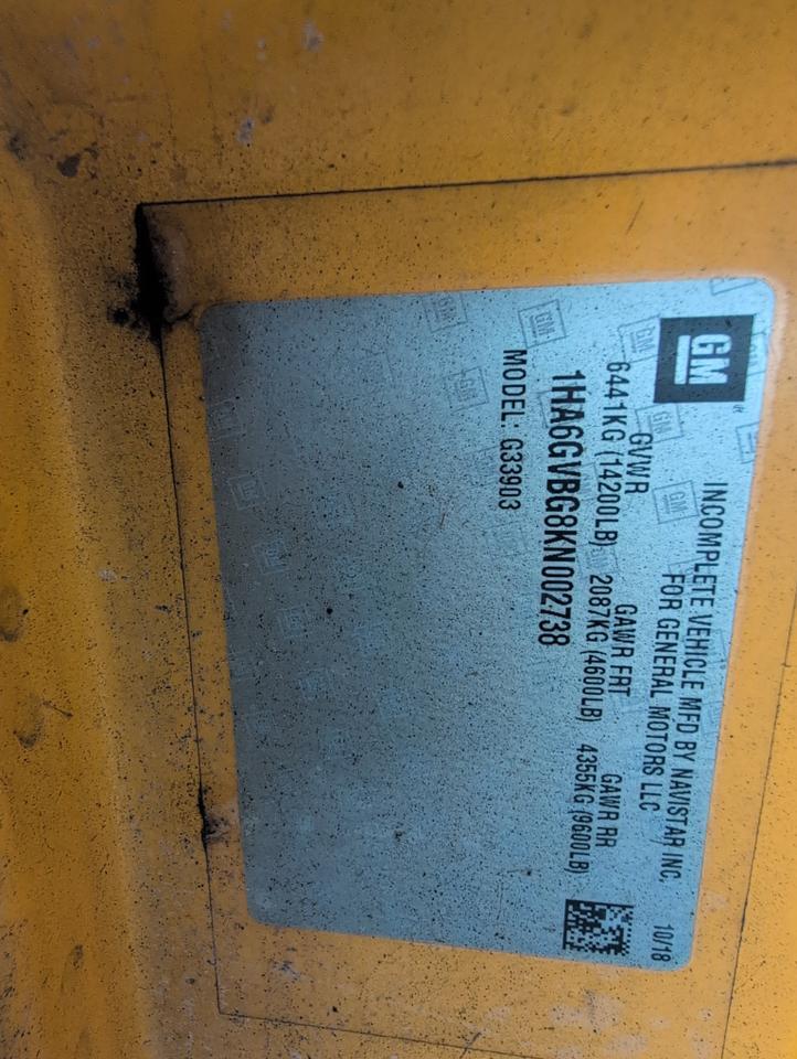 2019 Chevrolet GIRARDIN MICROBIRD