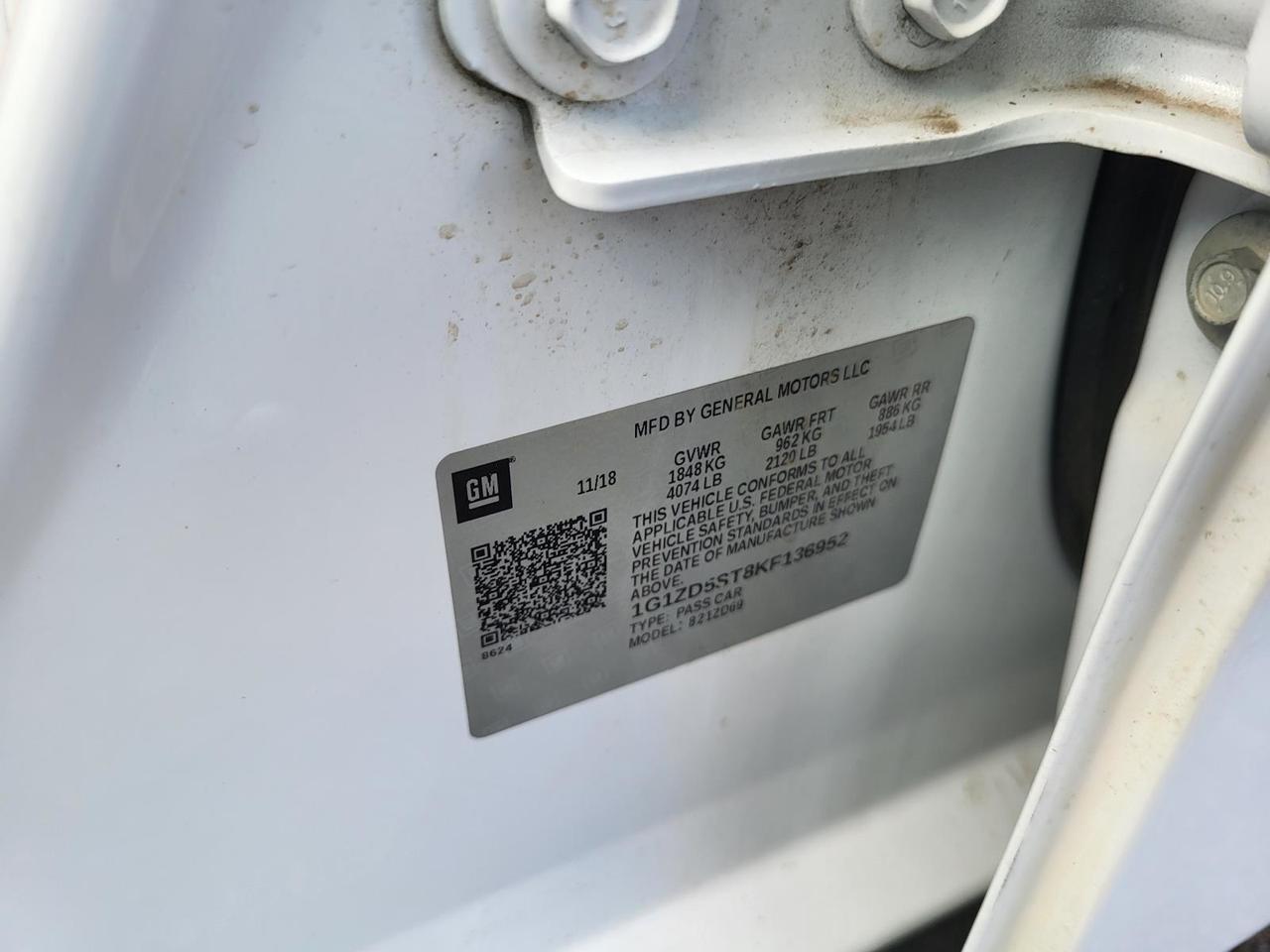 2019 Chevrolet Malibu 4dr Sdn LT w/1LT Beeville TX