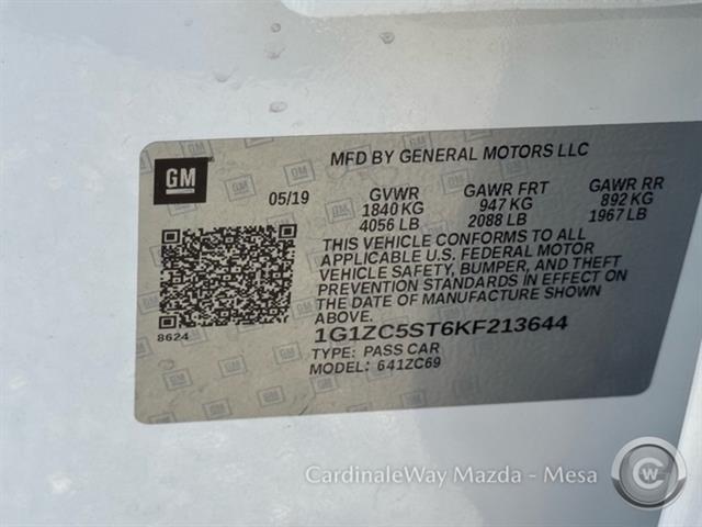 2019 Chevrolet Malibu LS Fleet Mesa AZ