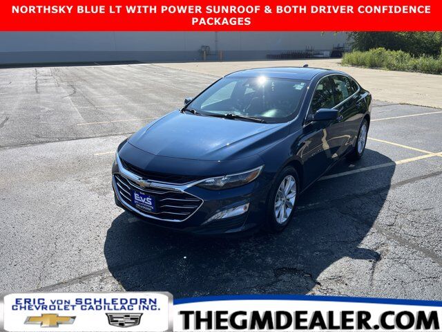 2019 Chevrolet Malibu LT DrvrConf1&2Pkgs w/Sunroof HeatedSeats LED-TailLamps RearCamera Milwaukee WI