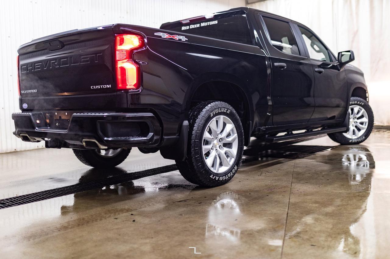2019 Chevrolet Silverado 1500 4x4 Crew Cab Custom BCam Red Deer AB