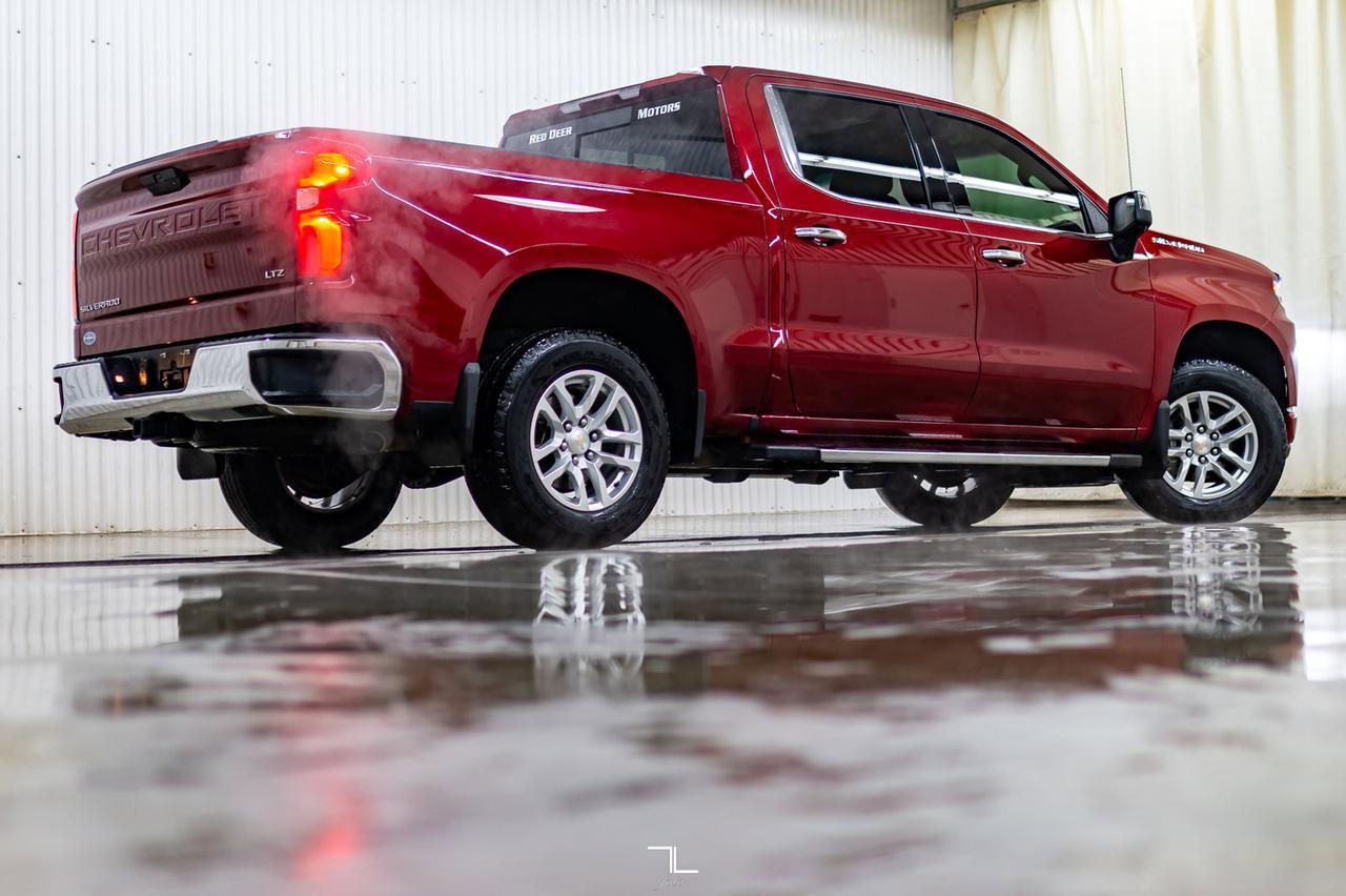 2019 Chevrolet Silverado 1500 4x4 Crew Cab LTZ Leather Roof Nav BCam Red Deer AB