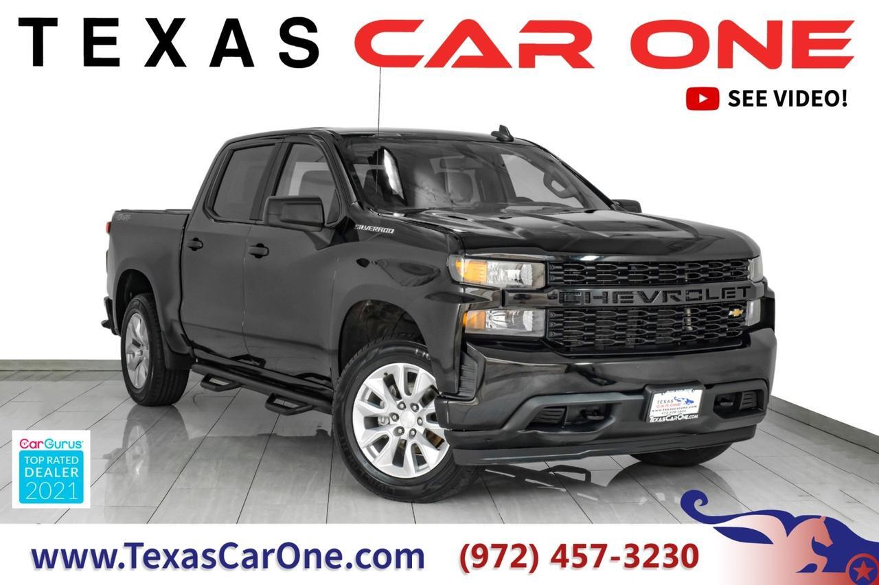 2019 Chevrolet Silverado 1500 CUSTOM CREW CAB AUTOMATIC REAR CAMERA BLUETOOTH CRUISE CONTROL A