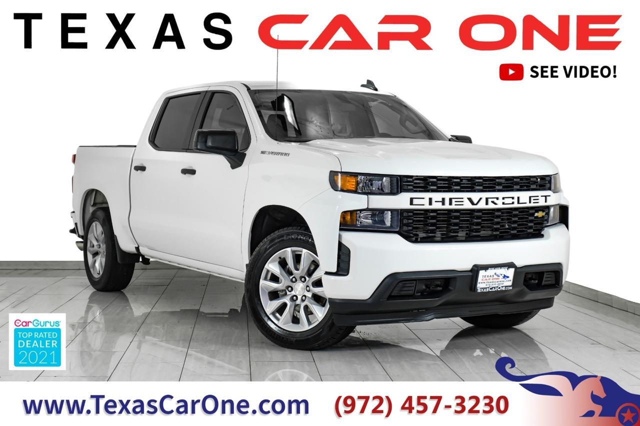 2019 Chevrolet Silverado 1500 CUSTOM CREW CAB AUTOMATIC REAR CAMERA BLUETOOTH CRUISE CONTROL ALLOY WHEELS