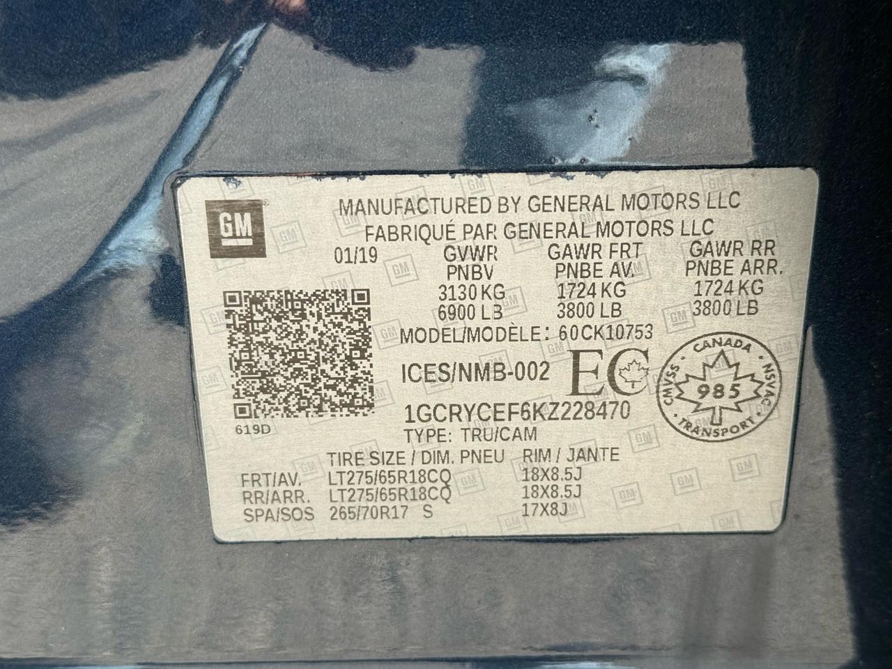 2019 Chevrolet Silverado 1500 Custom Trail Boss Crestwood KY