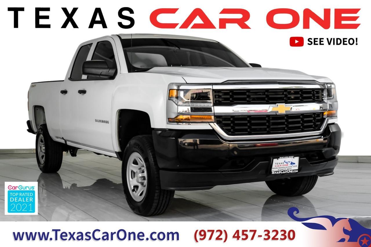 2019 Chevrolet Silverado 1500 LD WORK TRUCK DOUBLE CAB 4WD AUTOMATIC REAR CAMERA BLUETOOTH CRUISE