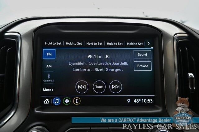 2019 Chevrolet Silverado 1500 LT / 4X4 / Crew Cab / Auto Start / Premium Cloth Seats / Apple CarPlay & Android Auto / Back Up Camera / Cruise Control / Front Bench / Seats 6 / Tonneau Cover / Block Heater / Diablo Wheels / Tow Pkg / 22 MPG Anchorage AK