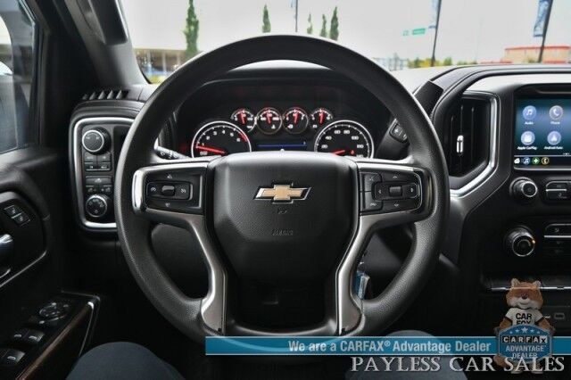 2019 Chevrolet Silverado 1500 LT / 4X4 / Crew Cab / Auto Start / Premium Cloth Seats / Apple CarPlay & Android Auto / Back Up Camera / Cruise Control / Front Bench / Seats 6 / Tonneau Cover / Block Heater / Diablo Wheels / Tow Pkg / 22 MPG Anchorage AK