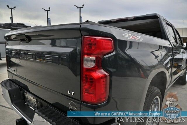 2019 Chevrolet Silverado 1500 LT / 4X4 / Crew Cab / Auto Start / Premium Cloth Seats / Apple CarPlay & Android Auto / Back Up Camera / Cruise Control / Front Bench / Seats 6 / Tonneau Cover / Block Heater / Diablo Wheels / Tow Pkg / 22 MPG Anchorage AK