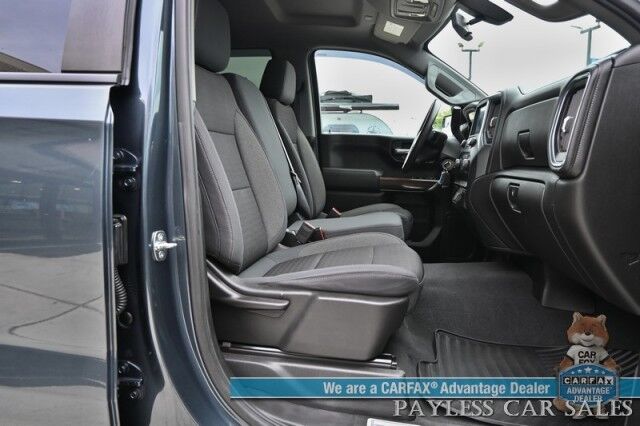2019 Chevrolet Silverado 1500 LT / 4X4 / Crew Cab / Auto Start / Premium Cloth Seats / Apple CarPlay & Android Auto / Back Up Camera / Cruise Control / Front Bench / Seats 6 / Tonneau Cover / Block Heater / Diablo Wheels / Tow Pkg / 22 MPG Anchorage AK