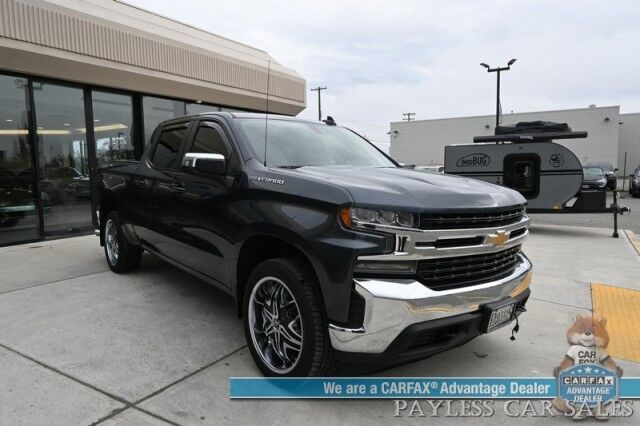 2019 Chevrolet Silverado 1500 LT / 4X4 / Crew Cab / Auto Start / Premium Cloth Seats / Apple CarPlay & Android Auto / Back Up Camera / Cruise Control / Front Bench / Seats 6 / Tonneau Cover / Block Heater / Diablo Wheels / Tow Pkg / 22 MPG Anchorage AK