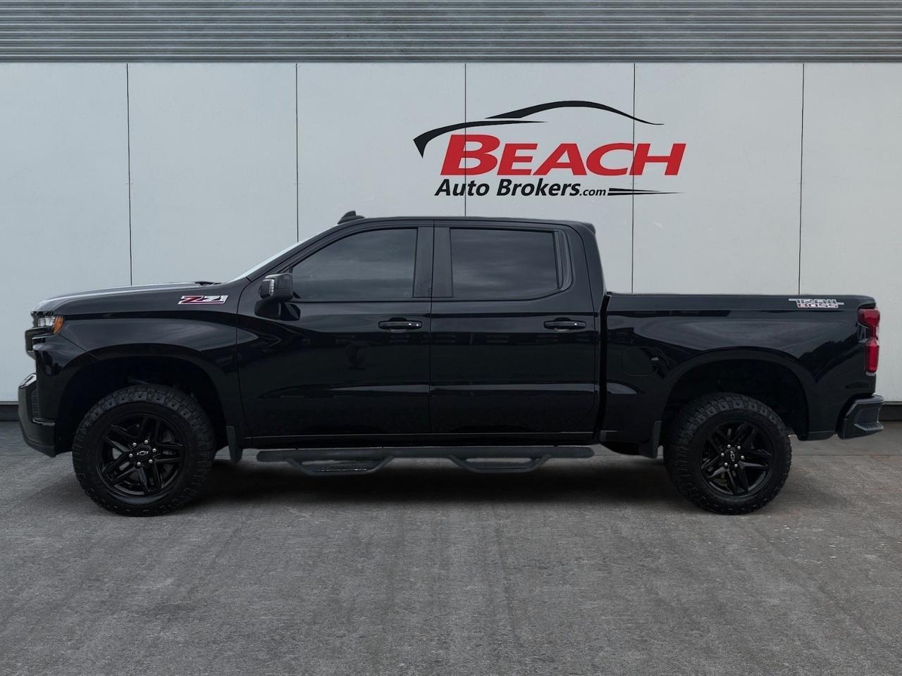 2019 Chevrolet Silverado 1500 LT Trail Boss, APPLE CARPLAY/ANDROID AUTO, HEATED SEATS, RUNNING BOARDS, TONNEAU COVER, WIFI, NAVIGATION, TWO HOOKS, BED LINER, TOW PACKAGE, POWER/HEATED MIRRORS, KEYLESS OPEN, RUNNING BOARDS, ONLY 1 OWNER! Norfolk VA