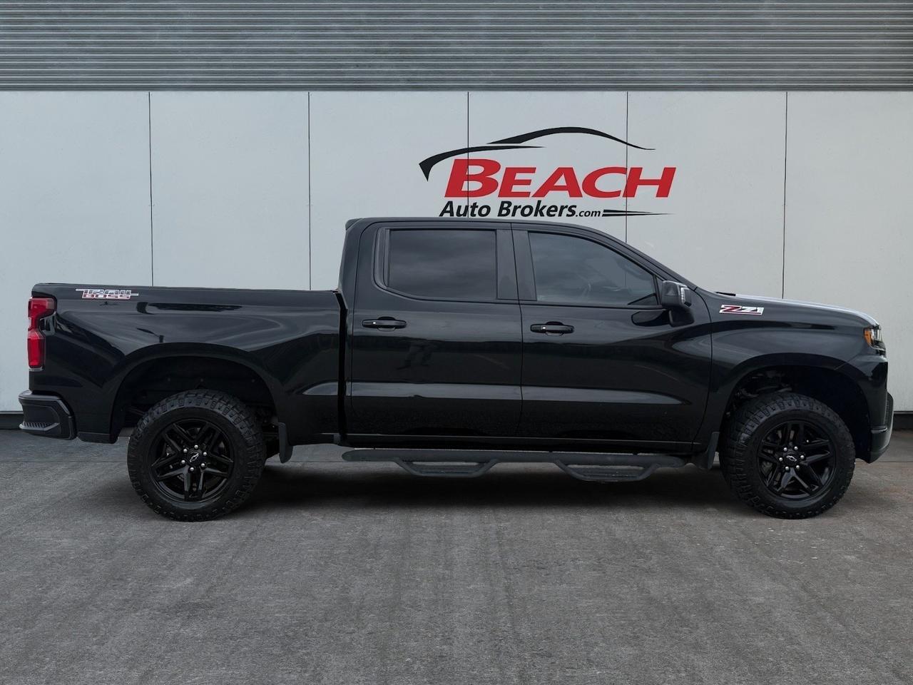 2019 Chevrolet Silverado 1500 LT Trail Boss, APPLE CARPLAY/ANDROID AUTO, HEATED SEATS, RUNNING BOARDS, TONNEAU COVER, WIFI, NAVIGATION, TWO HOOKS, BED LINER, TOW PACKAGE, POWER/HEATED MIRRORS, KEYLESS OPEN, RUNNING BOARDS, ONLY 1 OWNER! Norfolk VA
