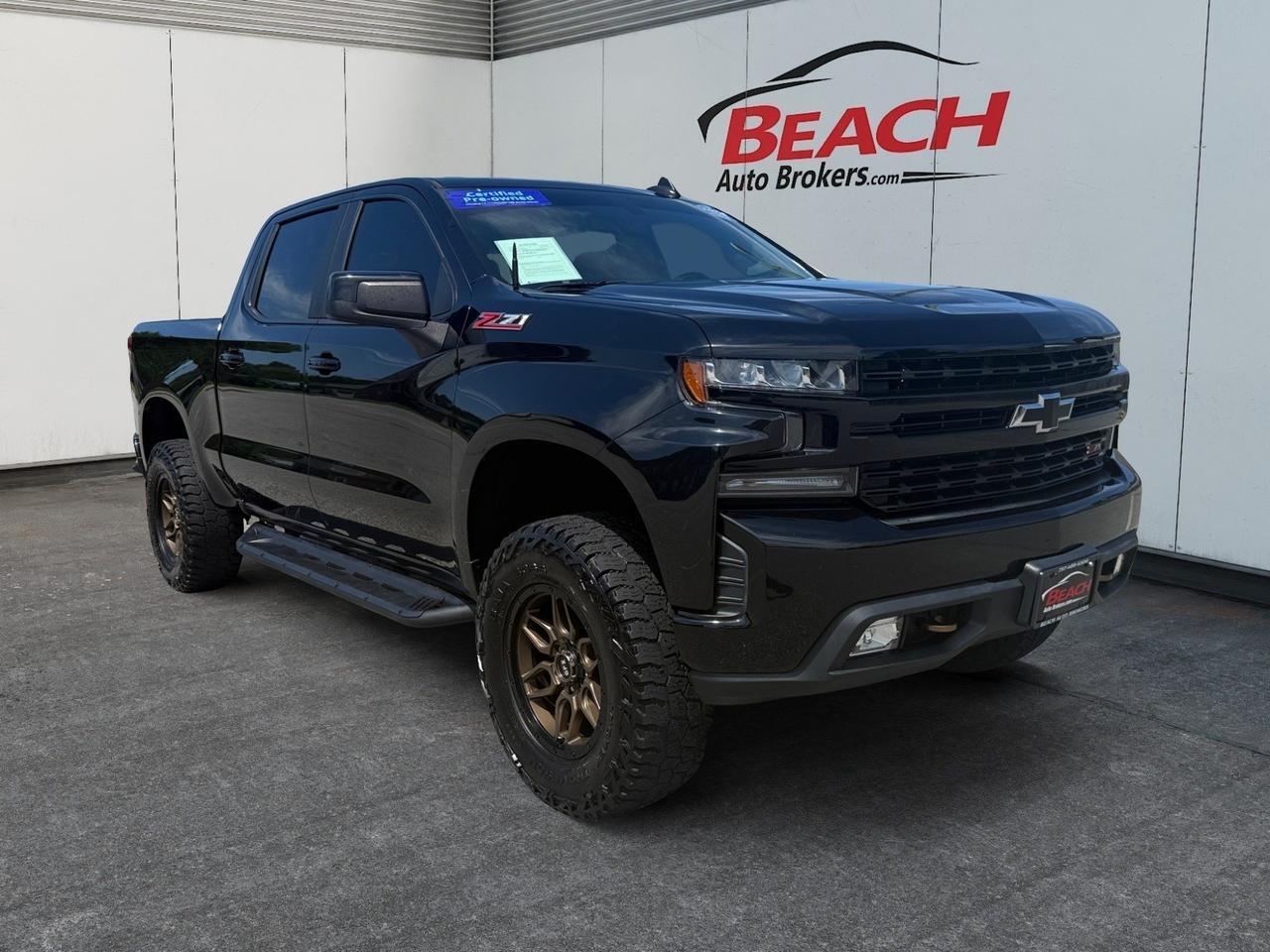 2019 Chevrolet Silverado 1500 LT Trail Boss, HEATED SEATS, APPLE CARPLAY/ANDROID AUTO, TOW PACKAGE, BED LINER, REAR BUMPER STEP, BACKUP CAMERA, BLUETOOTH, POWER MIRRORS, HEATED SEATS, RUNNING BOARDS, POWER SLIDING REAR WINDOW, CLEAN CARFAX, COME AND TEST DRIVE TODAY! Norfolk VA