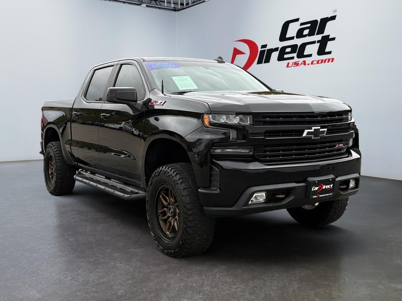 2019 Chevrolet Silverado 1500 LT Trail Boss, POWER TAILGATE RELEASE, CUSTOM GFX WHEELS, RUNNING BOARDS, AUTO START/STOP, BACKUP CAMERA WITH PARKING SENSORS, HEATED STEERING WHEEL & SEATS, APPLE CARPLAY/ANDROID AUTO, AMAZON ALEXA APP, LOW MILES, CLEAN CARFAX, BECOME A BOSS!