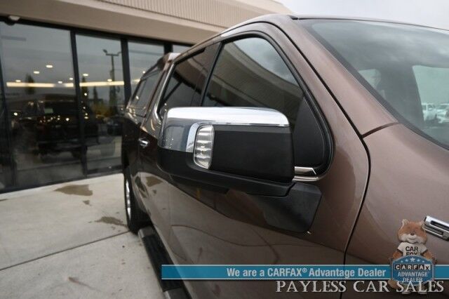 2019 Chevrolet Silverado 1500 LTZ / 4X4 / AutoStart / 5.3L V8 / Power & Heated Leather Seats / Heated Steering Wheel / Apple CarPlay & Android Auto / Keyless Entry & Start / Block Heater / Tow Package / Matching Leer Canopy Anchorage AK