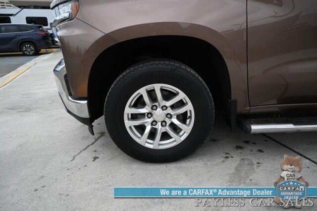 2019 Chevrolet Silverado 1500 LTZ / 4X4 / AutoStart / 5.3L V8 / Power & Heated Leather Seats / Heated Steering Wheel / Apple CarPlay & Android Auto / Keyless Entry & Start / Block Heater / Tow Package / Matching Leer Canopy Anchorage AK