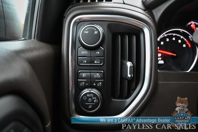 2019 Chevrolet Silverado 1500 LTZ / 4X4 / AutoStart / 5.3L V8 / Power & Heated Leather Seats / Heated Steering Wheel / Apple CarPlay & Android Auto / Keyless Entry & Start / Block Heater / Tow Package / Matching Leer Canopy Anchorage AK
