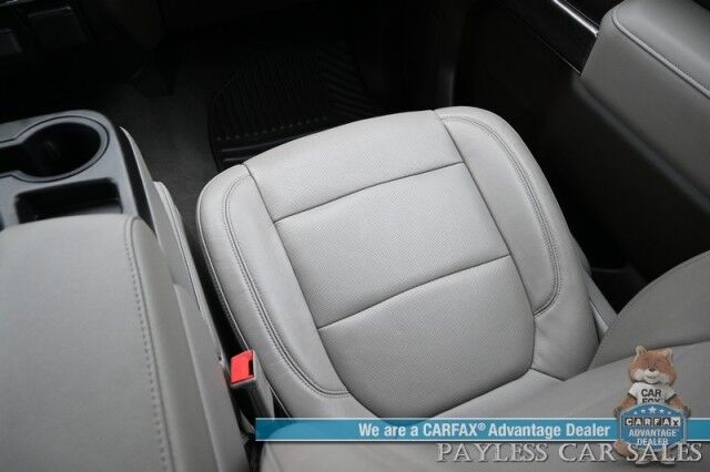 2019 Chevrolet Silverado 1500 LTZ / 4X4 / Crew Cab / AutoStart / 5.3L V8 / Power & Heated Leather Seats / Heated Steering Wheel / Apple CarPlay & Android Auto / Keyless Entry & Start / Block Heater / Tow Package / Matching Leer Canopy Anchorage AK