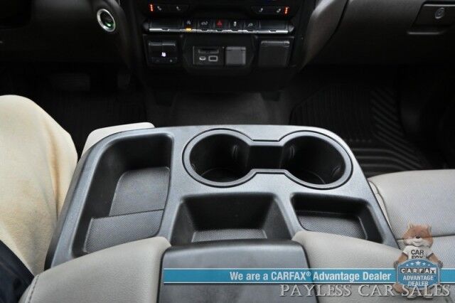 2019 Chevrolet Silverado 1500 LTZ / 4X4 / Crew Cab / AutoStart / 5.3L V8 / Power & Heated Leather Seats / Heated Steering Wheel / Apple CarPlay & Android Auto / Keyless Entry & Start / Block Heater / Tow Package / Matching Leer Canopy Anchorage AK