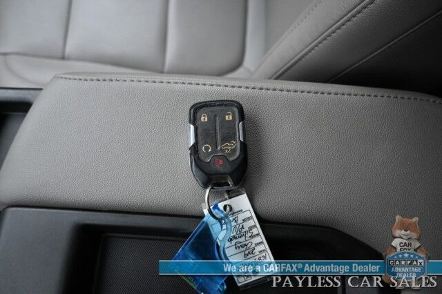 2019 Chevrolet Silverado 1500 LTZ / 4X4 / Crew Cab / AutoStart / 5.3L V8 / Power & Heated Leather Seats / Heated Steering Wheel / Apple CarPlay & Android Auto / Keyless Entry & Start / Block Heater / Tow Package / Matching Leer Canopy Anchorage AK