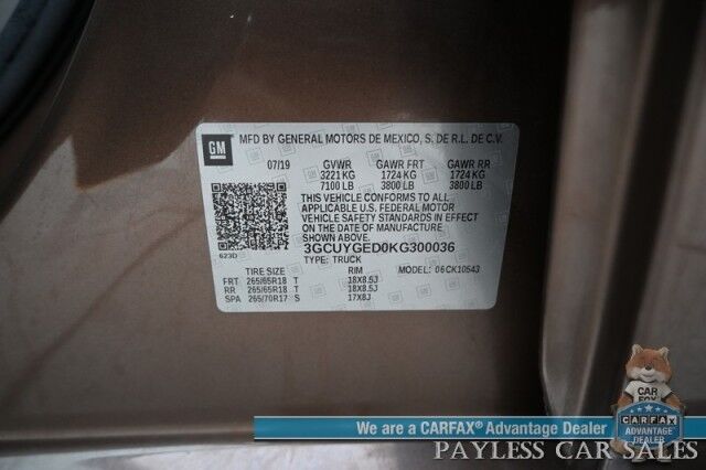 2019 Chevrolet Silverado 1500 LTZ / 4X4 / Crew Cab / AutoStart / 5.3L V8 / Power & Heated Leather Seats / Heated Steering Wheel / Apple CarPlay & Android Auto / Keyless Entry & Start / Block Heater / Tow Package / Matching Leer Canopy Anchorage AK 2019 Chevrolet Silverado 1500 LTZ / 4X4 / Crew Cab / AutoStart / 5.3L V8 / Power & Heated Leather Seats / Heated Steering Wheel / Apple CarPlay & Android Auto / Keyless Entry & Start / Block Heater / Tow Package / Matching Leer Canopy Anchorage AK