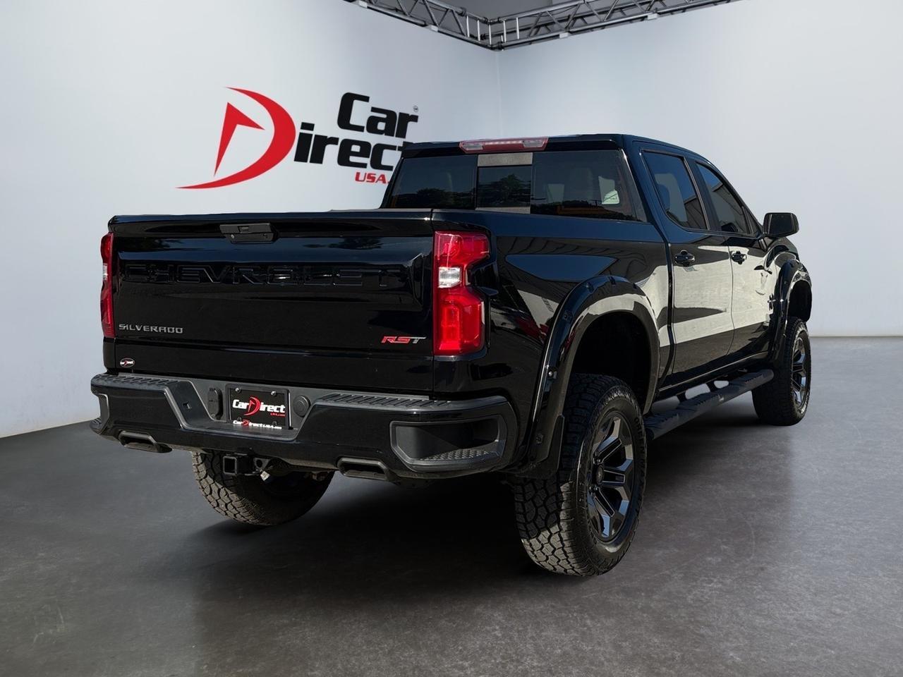 2019 Chevrolet Silverado 1500 RST BLACK WIDOW CREW CAB 4X4, LIFTED, BACKUP CAMERA, PARKING SENSORS, HEATED SEATS, APPLE CARPLAY/ANDROID AUTO, WIFI, KEYLESS START, TOW PACKAGE, BED LINER, RUNNING BOARDS, THIS BLACK WIDOW TRUCK IS SOMETHING DIFFERENT!