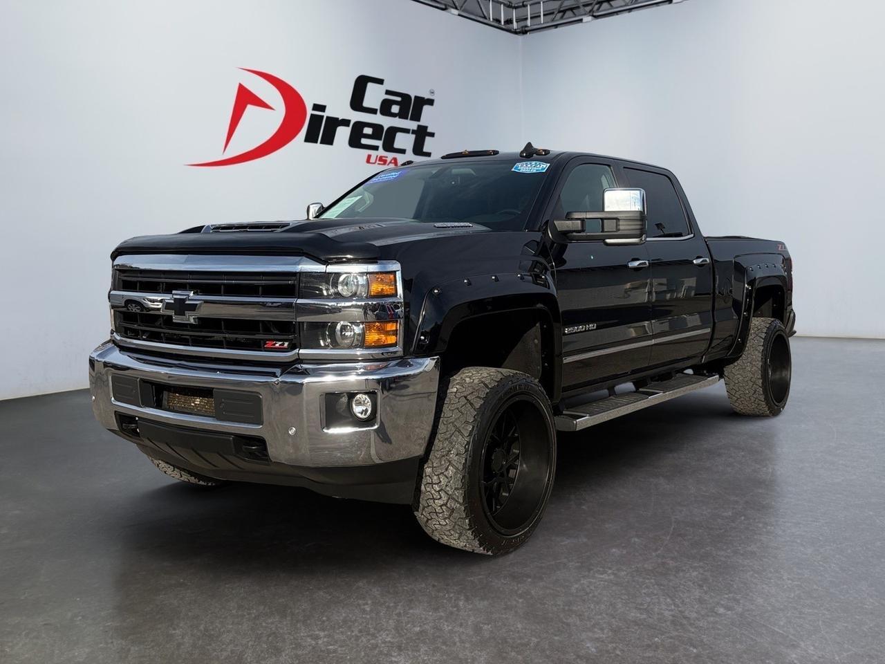 2019 Chevrolet Silverado 2500HD LTZ, LIFTED, RUNNING BOARDS, FENDER FLARES, TOW PACKAGE, BACKUP CAMERA WITH PARKING SENSORS, NAVIGATION, HEATED & COOLING SEATS, APPLE CARPLAY/ANDROID AUTO, LOW MILEAGE, CLEAN CARFAX, COME TEST DRIVE THIS CHEVY TODAY! Virginia Beach VA