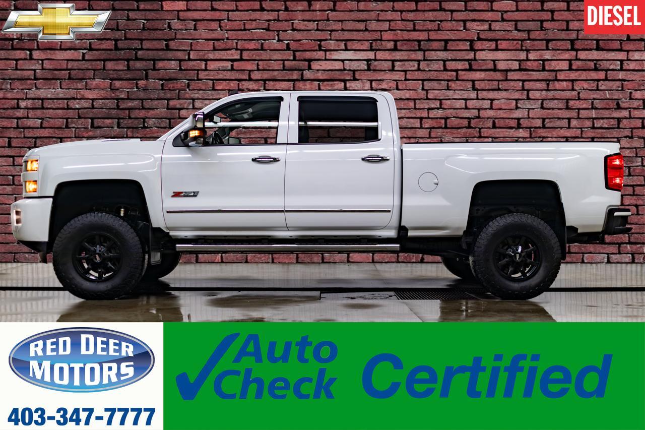 2019 Chevrolet Silverado 3500HD 4x4 Crew Cab LT Z71 Diesel Leather BCam 6" Lift