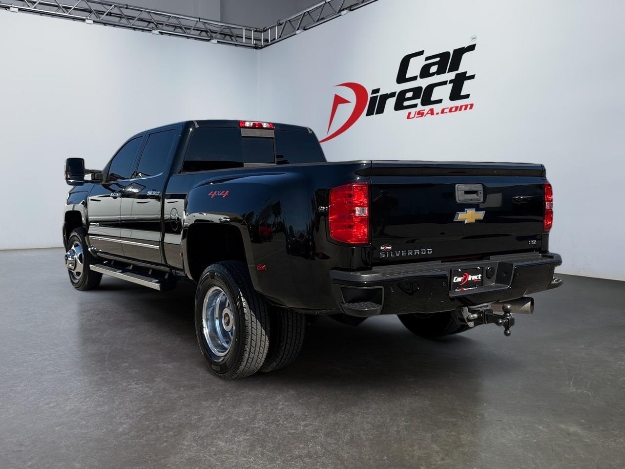 2019 Chevrolet Silverado 3500HD LTZ, DUALLY TOW PACKAGE, RUNNING BOARDS, HARD TONNEAU COVER, APPLE CARPLAY/ANDROID AUTO, HEATED & COOLING SEATS, BLIND SPOT ALERT, BACKUP CAMERA WITH PARKING SENSORS, ONLY 59K MILES, JUST 1 OWNER, RIDE BIG IN THIS 3500!