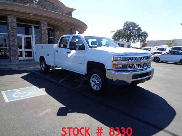 2019 Chevrolet Silverado 3500HD Utility ~ 4x4 ~ Crew Cab ~ Only 73K Miles! Rocklin CA