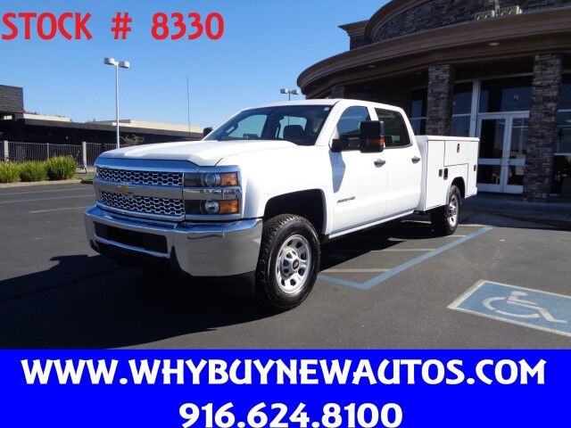 2019 Chevrolet Silverado 3500HD Utility ~ 4x4 ~ Crew Cab ~ Only 73K Miles! Rocklin CA