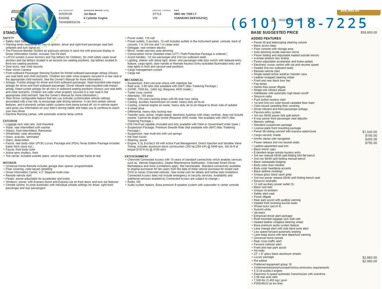 2019 Chevrolet Suburban 4WD LT