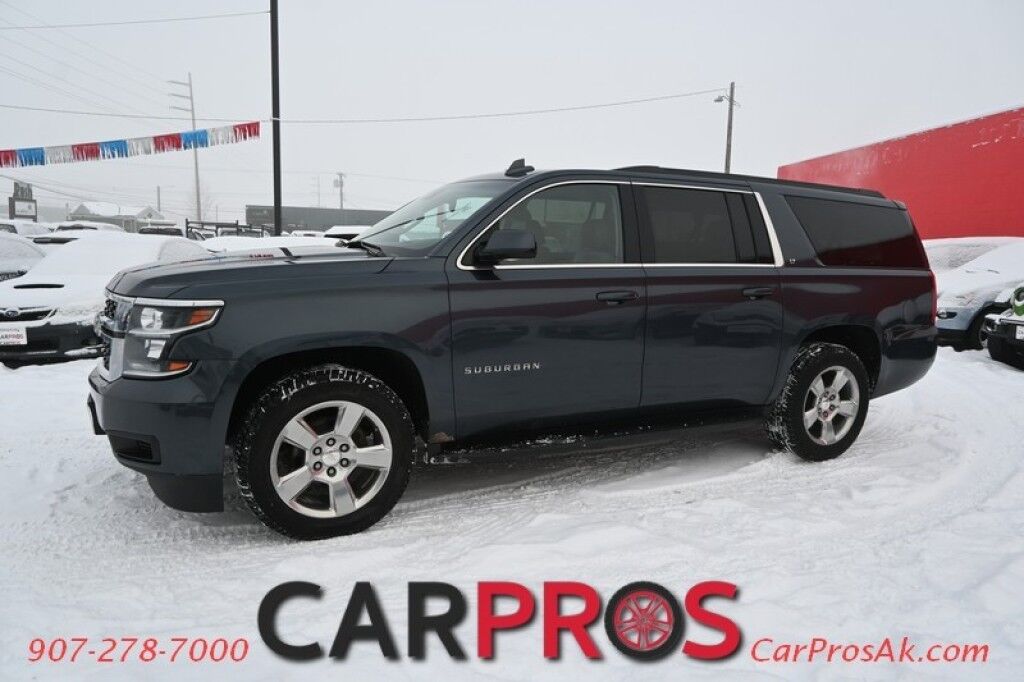 2019 Chevrolet Suburban LT - 5.3L V8 - 4X4 - Power & Heated Leather Seats - Remote Start - Bluetooth - Navigation - Backup Camera - Bose Speakers - Sunroof - 3rd Row - Seats 8 - Rear Entertainment - Power Liftgate - Tow Pkg