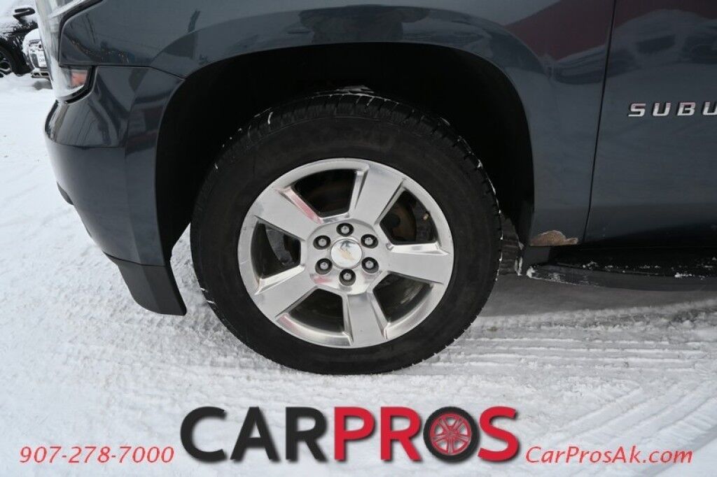 2019 Chevrolet Suburban LT - 5.3L V8 - 4X4 - Power & Heated Leather Seats - Remote Start - Bluetooth - Navigation - Backup Camera - Bose Speakers - Sunroof - 3rd Row - Seats 8 - Rear Entertainment - Power Liftgate - Tow Pkg Anchorage AK