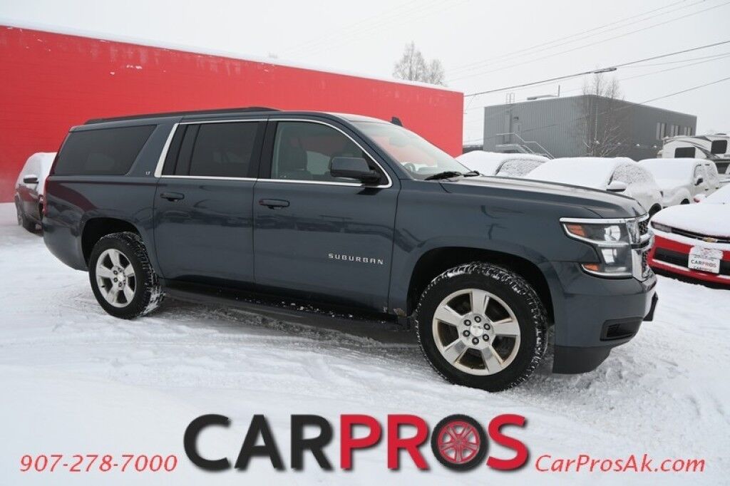 2019 Chevrolet Suburban LT - 5.3L V8 - 4X4 - Power & Heated Leather Seats - Remote Start - Bluetooth - Navigation - Backup Camera - Bose Speakers - Sunroof - 3rd Row - Seats 8 - Rear Entertainment - Power Liftgate - Tow Pkg Anchorage AK