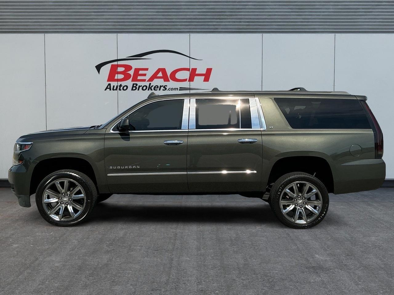 2019 Chevrolet Suburban LT, HEATED/VENTILATED SEATS, HEATED REAR SEATS, SUNROOF, DVD ENTERTAINMENT, BOSE SPEAKERS, UNIVERSAL GARAGE DOOR OPENER, CAPTAINS CHAIRS, 3RD ROW, POWER LIFTGATE, BACKUP CAMERA, POWER FOLDING MIRRORS, THIS MEAN GREEN BEAST IS SURE TO BLOW YOUR MIND! Norfolk VA
