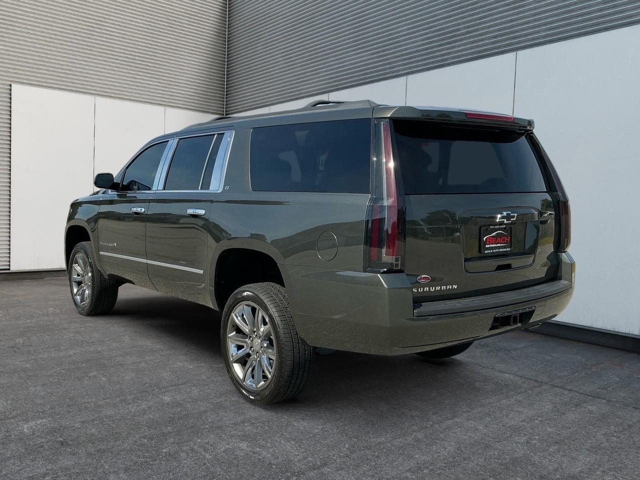 2019 Chevrolet Suburban LT, HEATED/VENTILATED SEATS, HEATED REAR SEATS, SUNROOF, DVD ENTERTAINMENT, BOSE SPEAKERS, UNIVERSAL GARAGE DOOR OPENER, CAPTAINS CHAIRS, 3RD ROW, POWER LIFTGATE, BACKUP CAMERA, POWER FOLDING MIRRORS, THIS MEAN GREEN BEAST IS SURE TO BLOW YOUR MIND! Norfolk VA