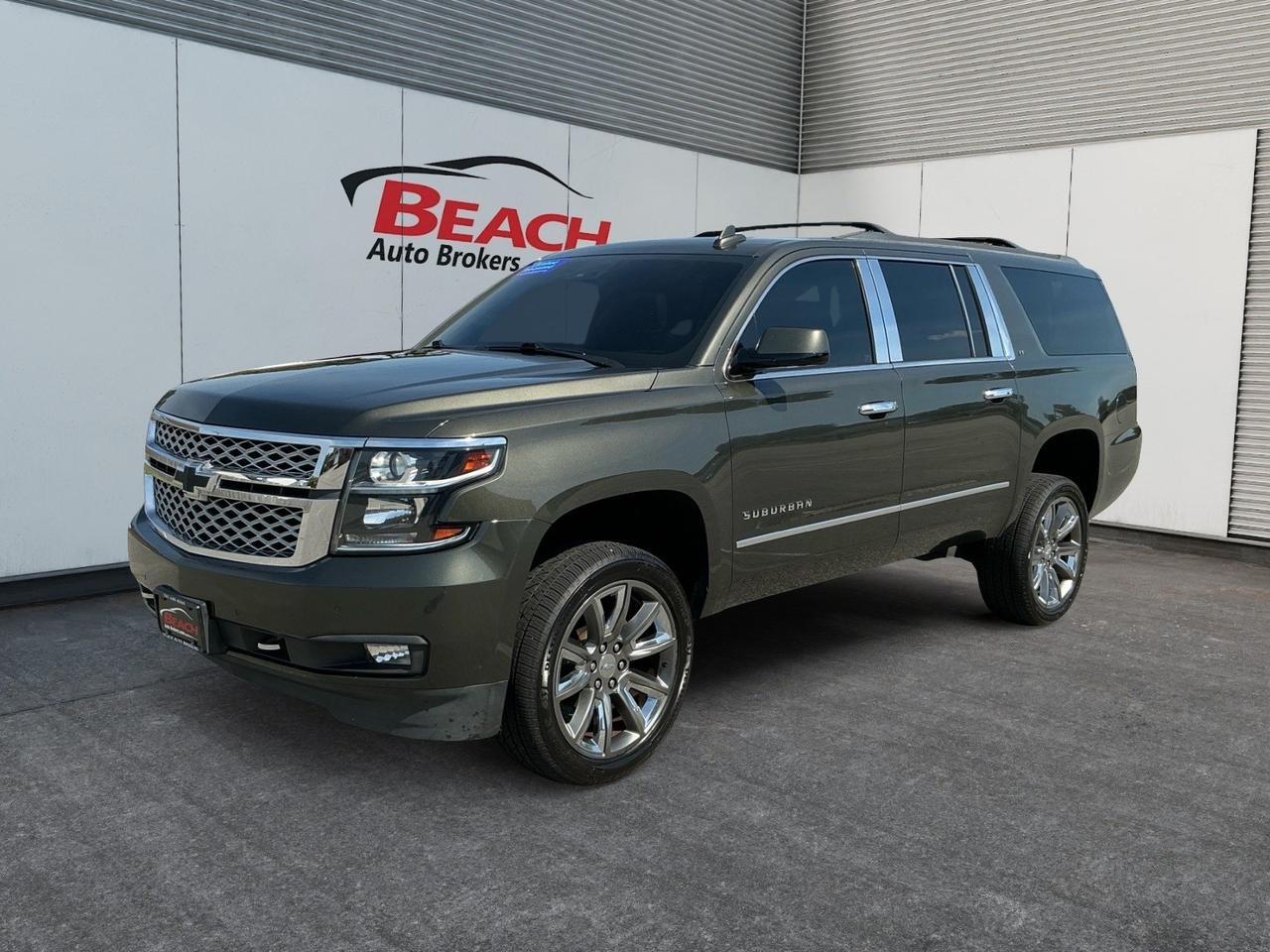2019 Chevrolet Suburban LT, HEATED/VENTILATED SEATS, HEATED REAR SEATS, SUNROOF, DVD ENTERTAINMENT, BOSE SPEAKERS, UNIVERSAL GARAGE DOOR OPENER, CAPTAINS CHAIRS, 3RD ROW, POWER LIFTGATE, BACKUP CAMERA, POWER FOLDING MIRRORS, THIS MEAN GREEN BEAST IS SURE TO BLOW YOUR MIND!