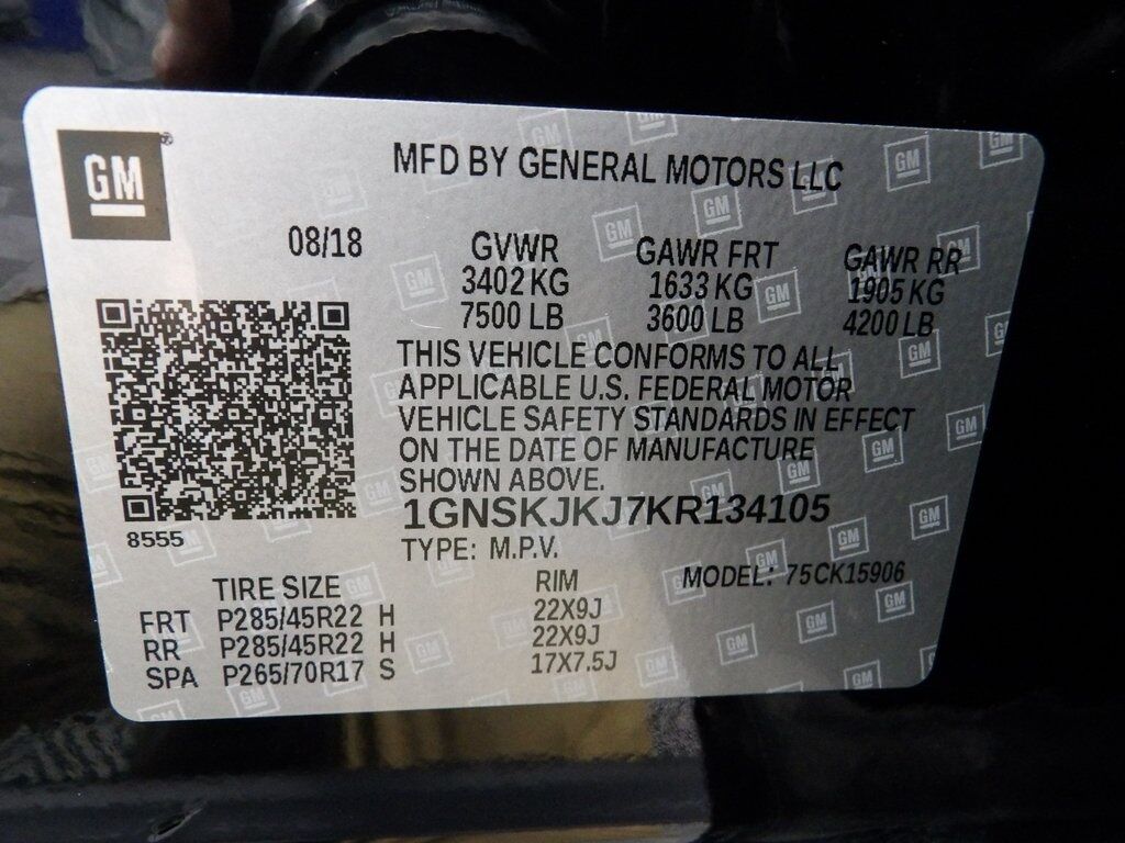 2019 Chevrolet Suburban Premier 4WD 7 Passenger Fond du Lac WI