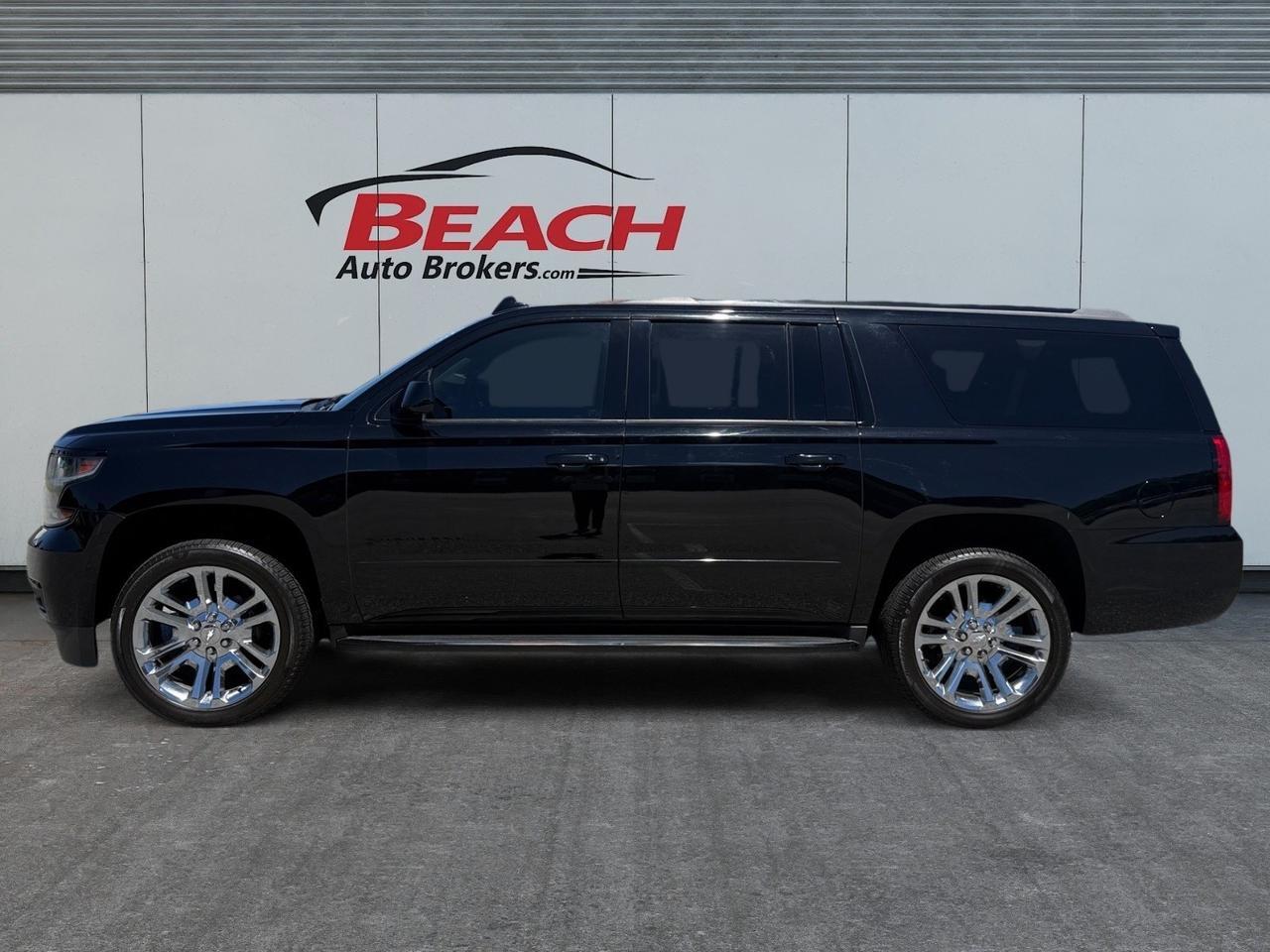 2019 Chevrolet Suburban Premier, HEATED/VENTILATED SEATS, APPLE CARPLAY/ANDROID AUTO, WIFI, UNIVERSAL GARAGE DOOR OPENER, POWER FOLDING MIRRORS, POWER/HEATED MIRRORS, REMOTE KEYLESS ENTRY, LUGGAGE RACK, TOW PACKAGE, RUNNING BOARDS, THIS IS THE PERFECT FAMILY VEHICLE FOR THE Norfolk VA